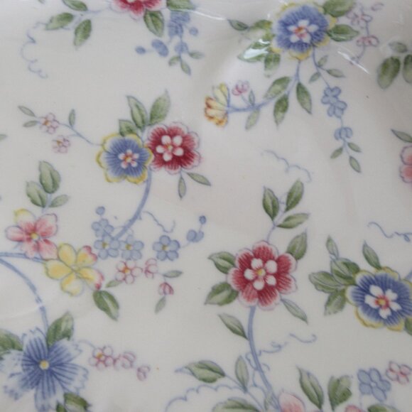 VTG New Andrea by Sadek, CORONA Anti Pasti Tray, Dish Floral Embossed Scalloped - Picture 9 of 10